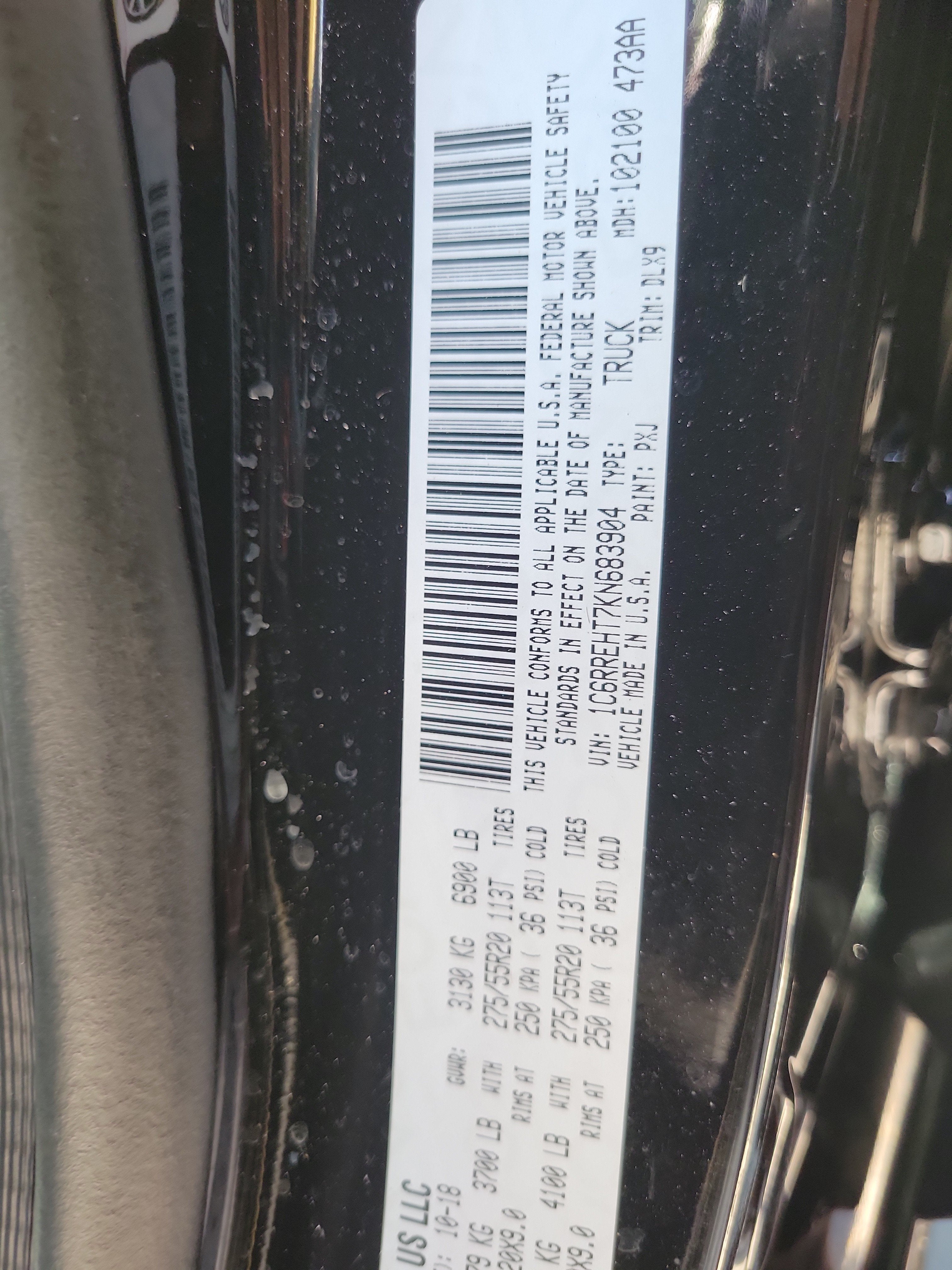 2019 RAM 1500 Limited