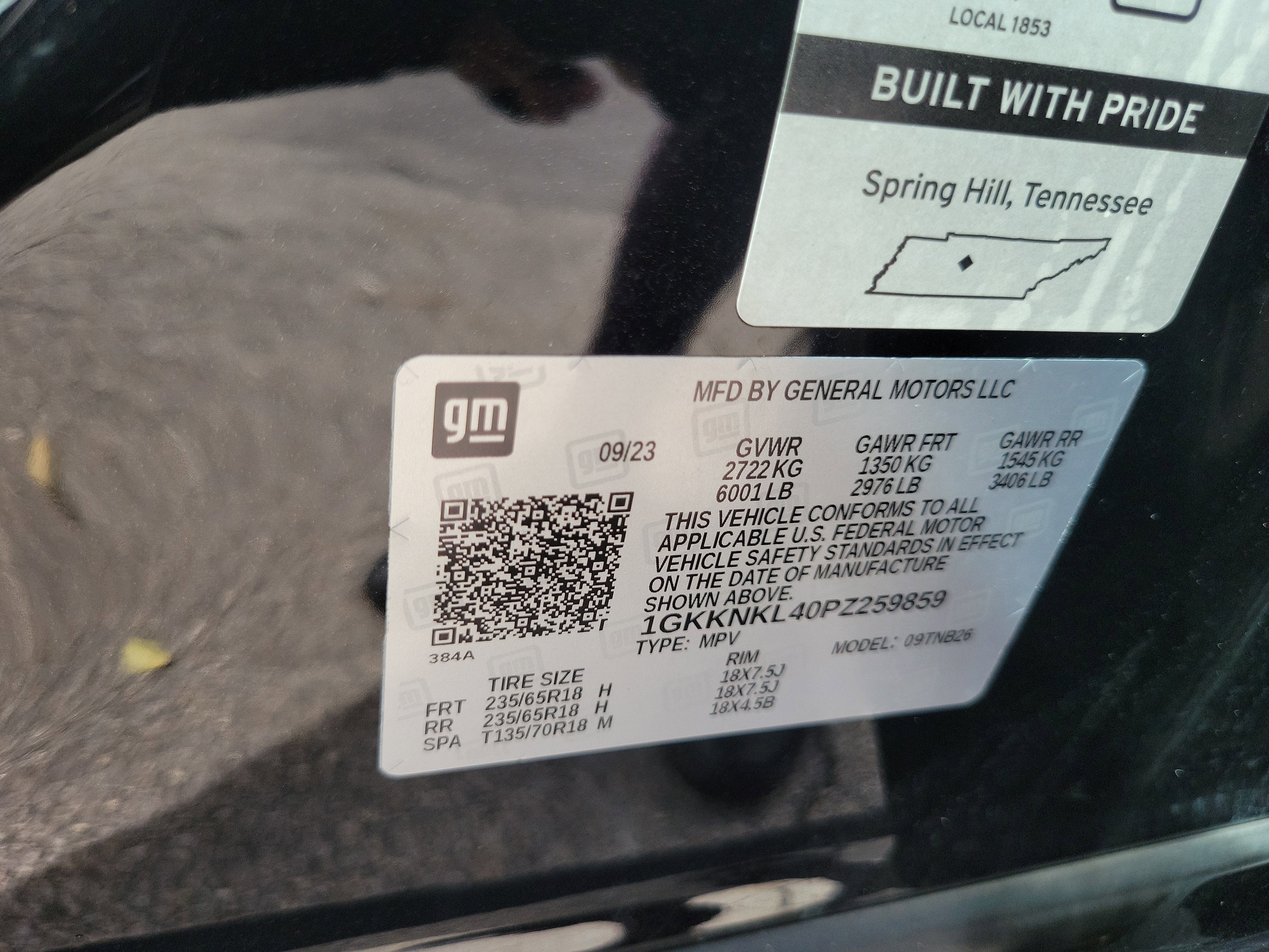 2023 GMC Acadia SLE