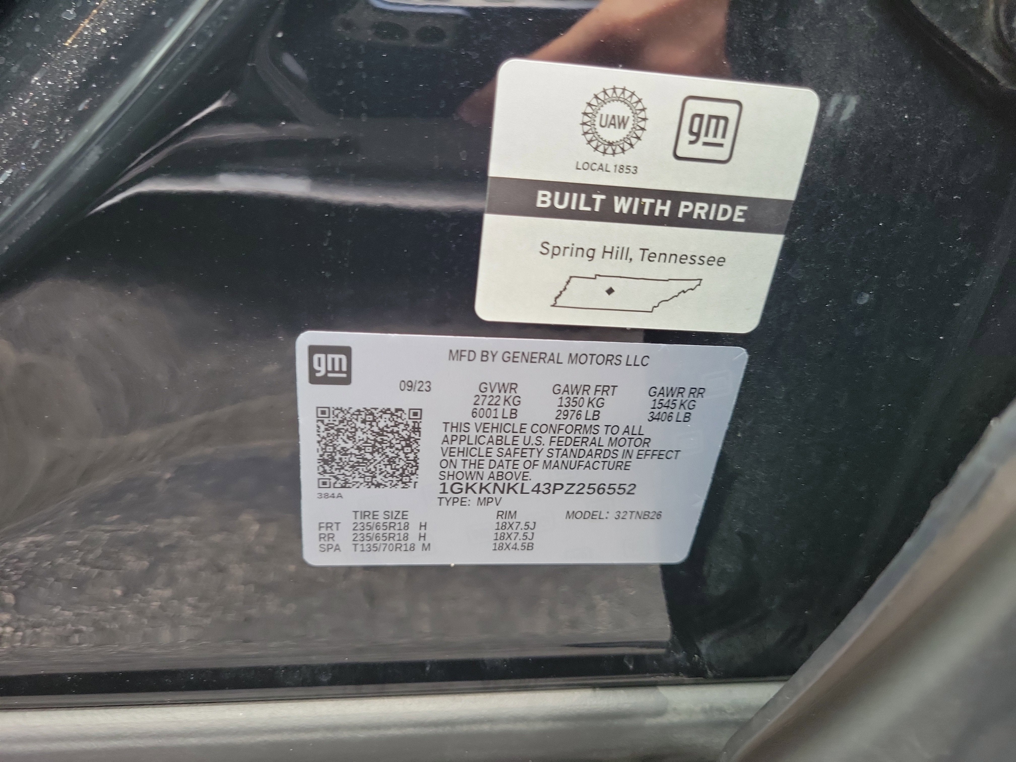 2023 GMC Acadia SLE