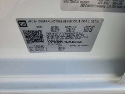 2021 GMC Sierra 1500 AT4