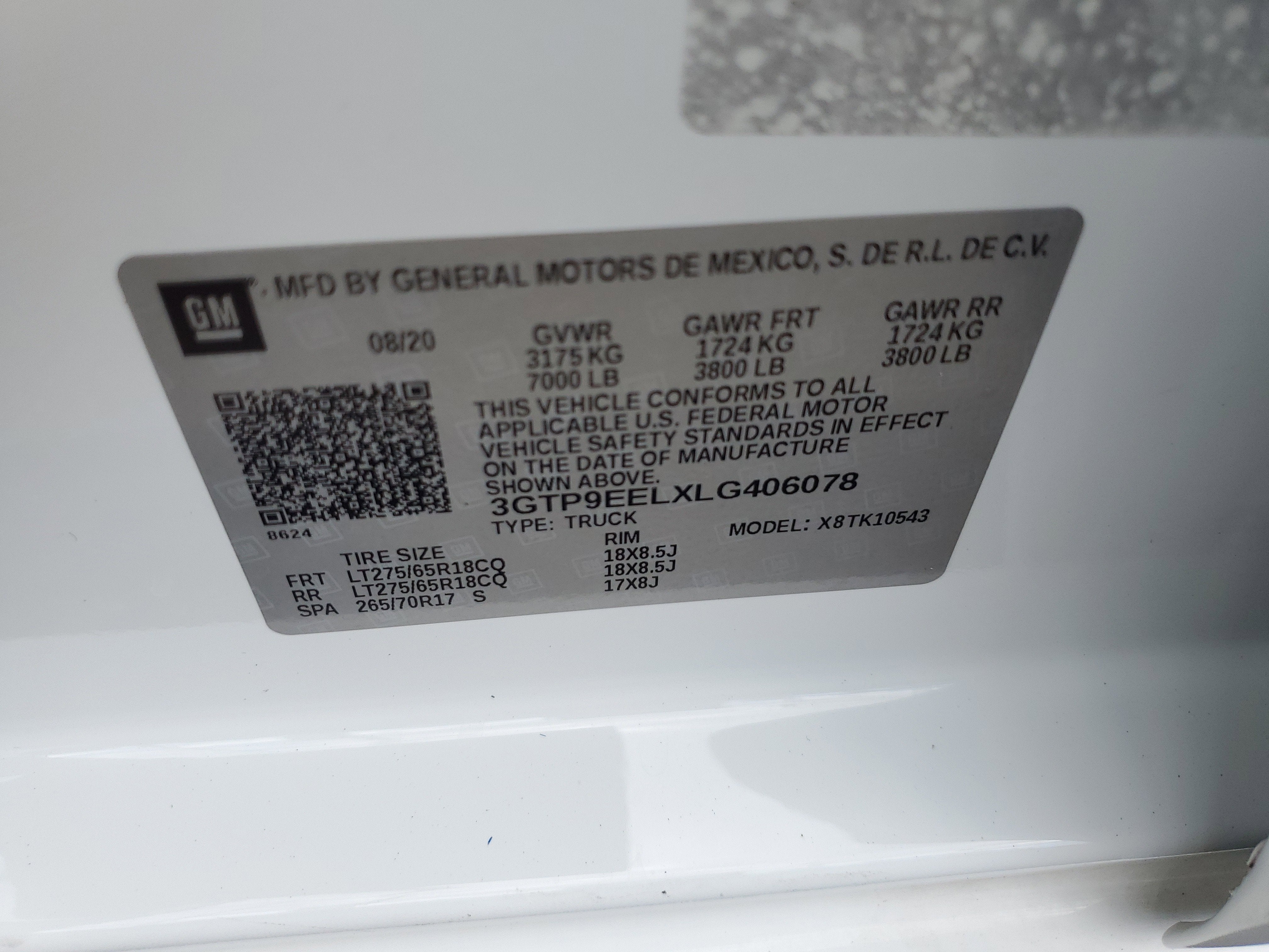 2020 GMC Sierra 1500 AT4