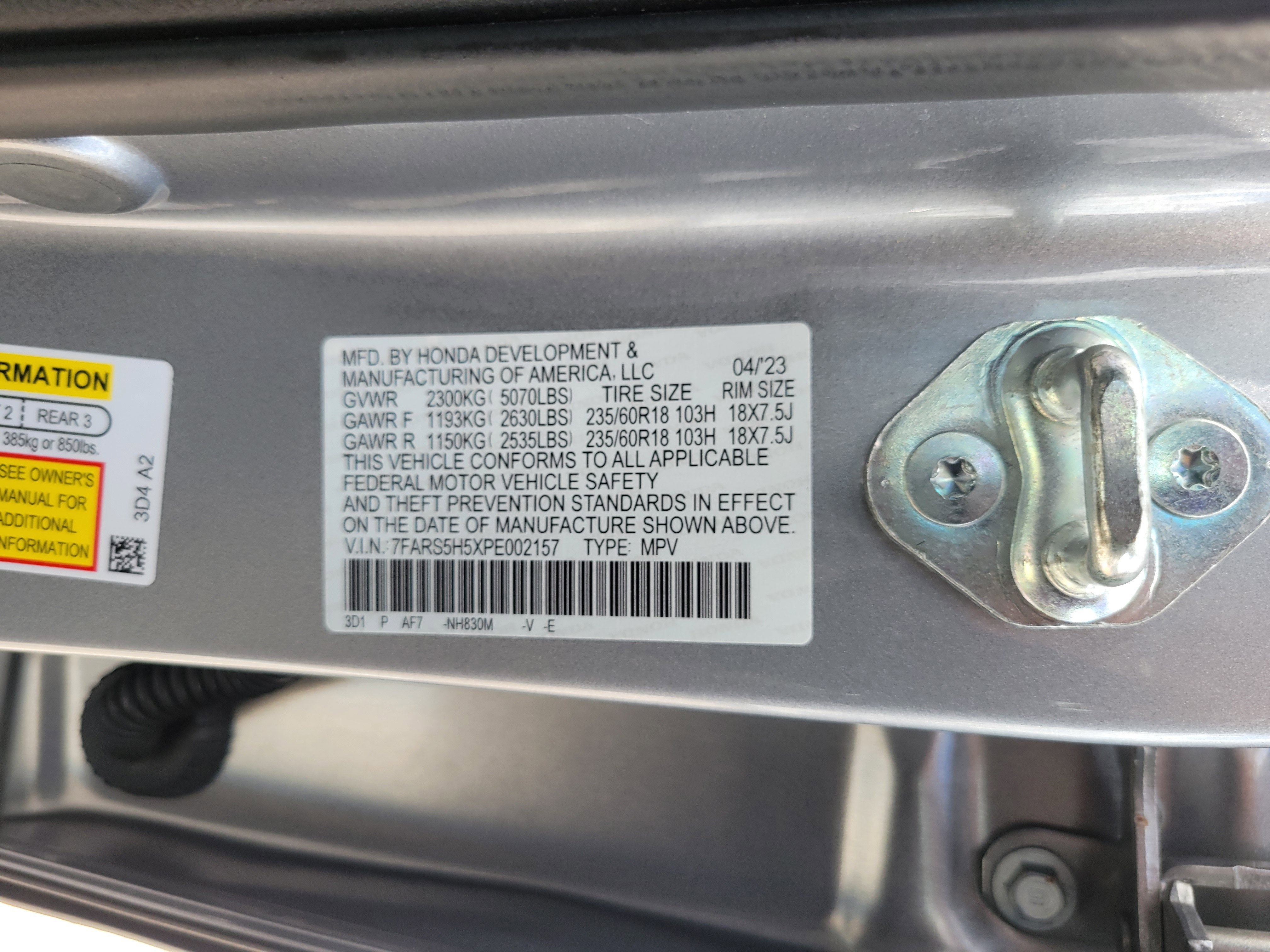 2023 Honda CR-V Hybrid Sport