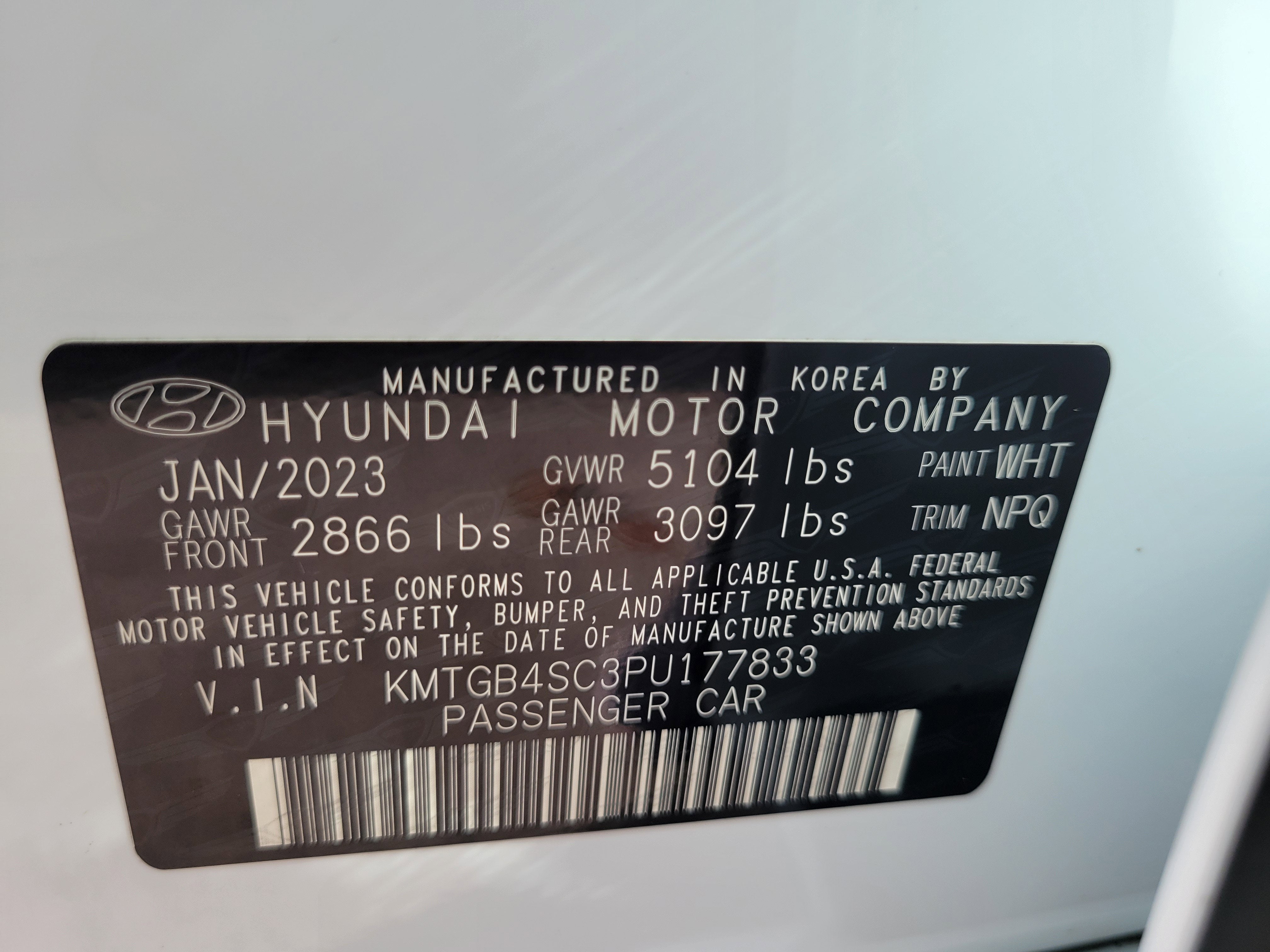 2023 Genesis G80 2.5T