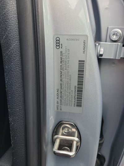 2018 Audi A3 Sedan Premium