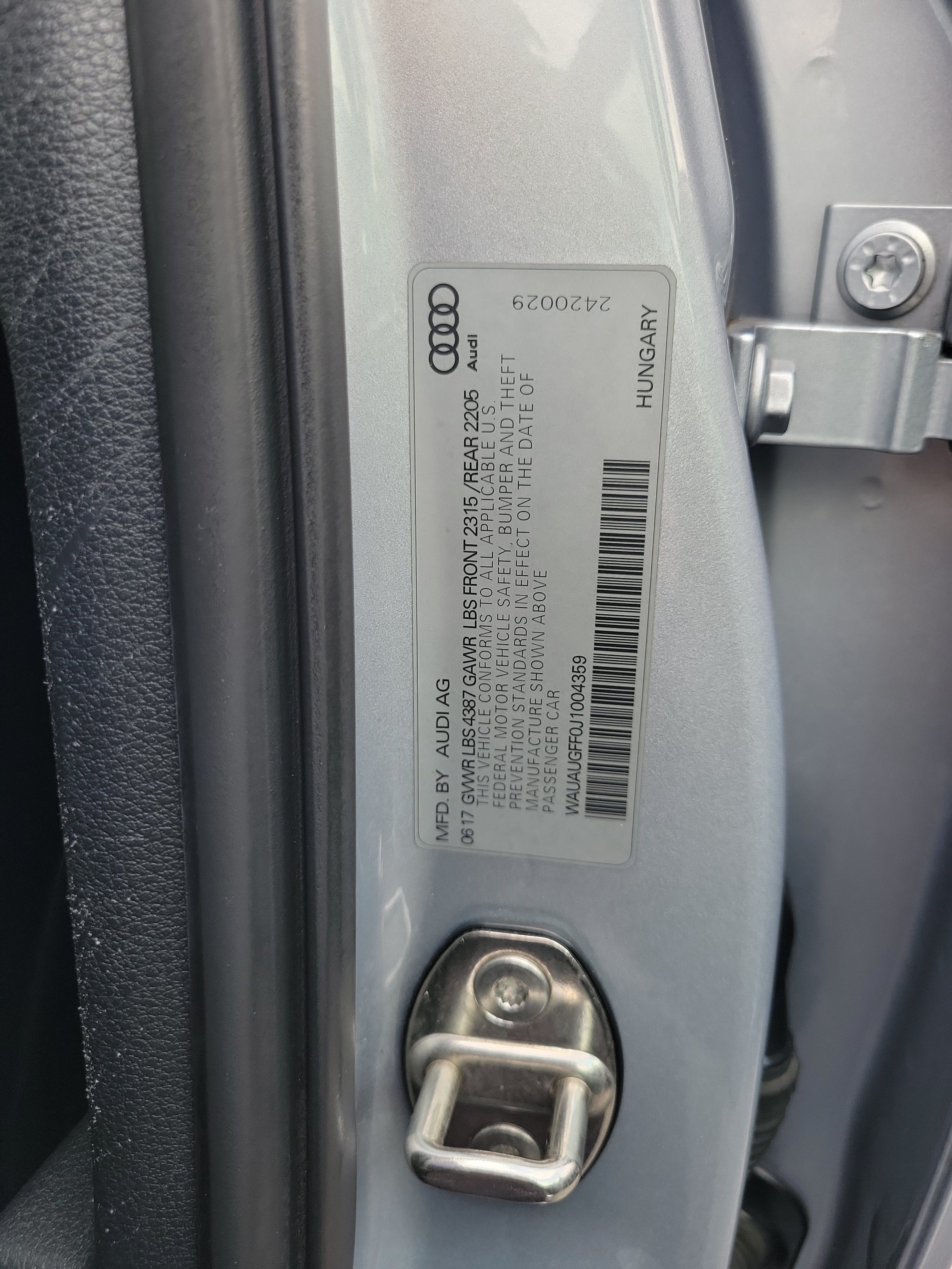 2018 Audi A3 Sedan Premium
