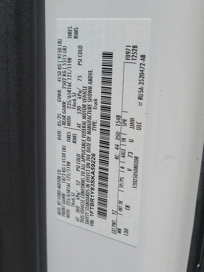 2025 Ford Transit Cargo Van Base