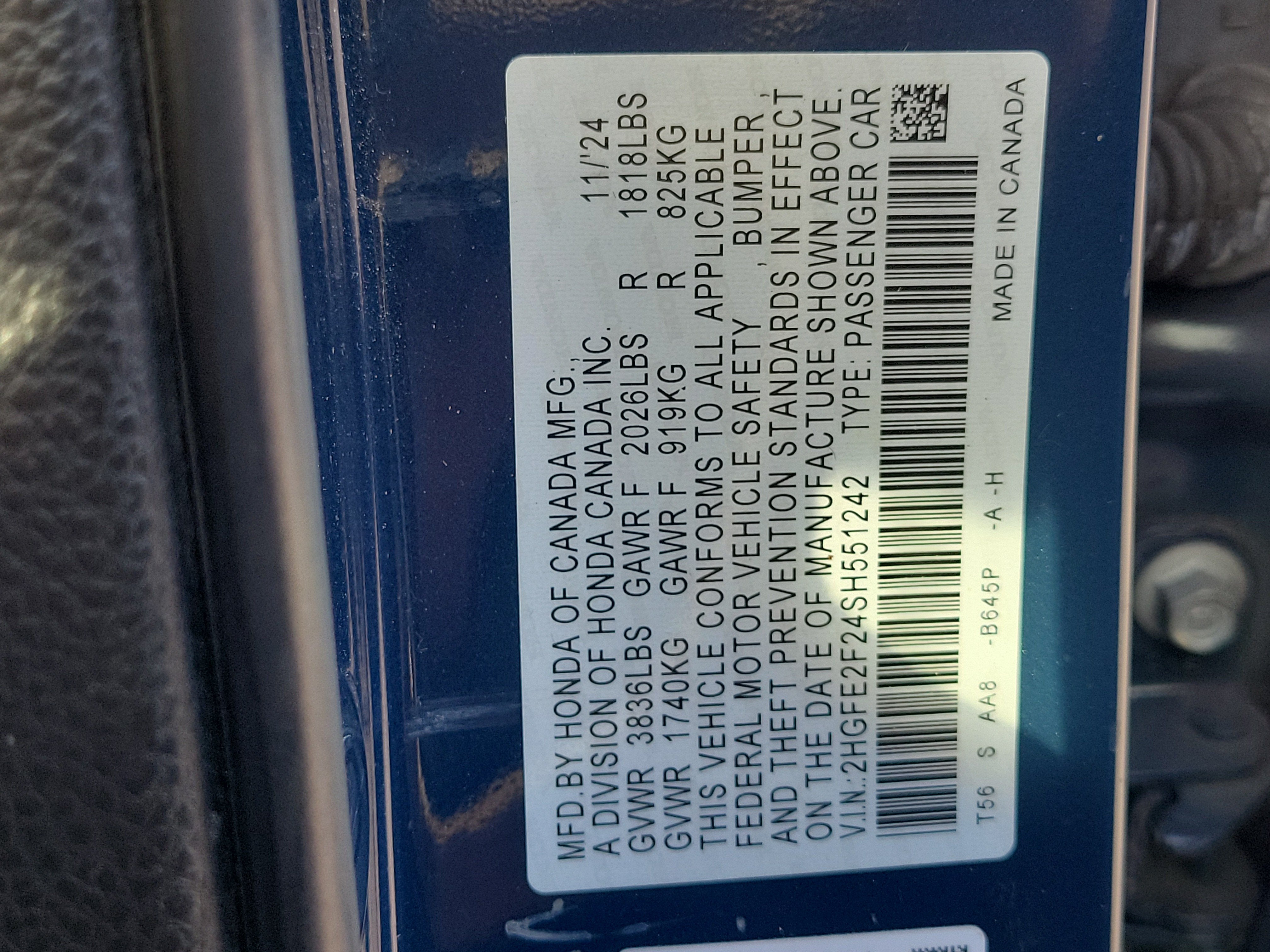 2025 Honda Civic Sedan LX