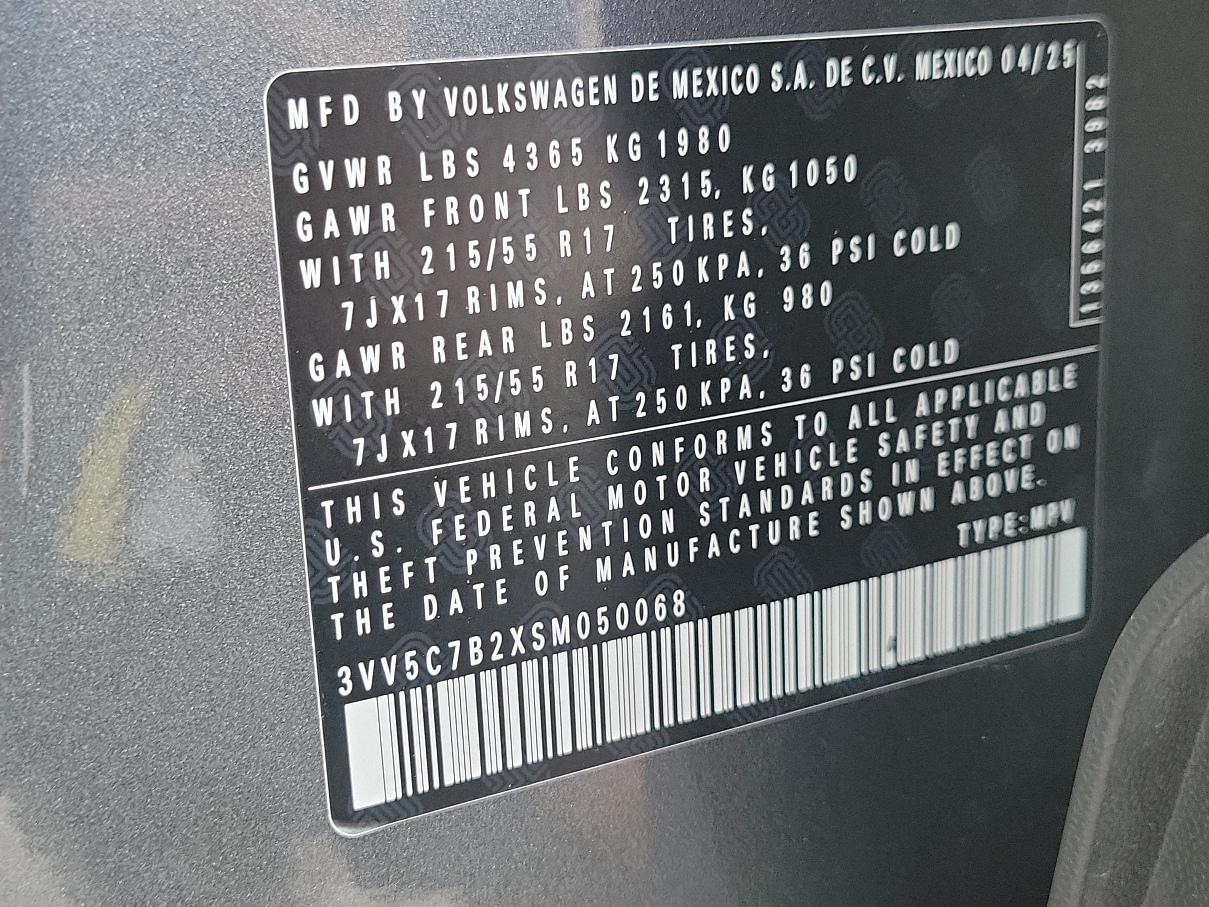2025 Volkswagen Taos S