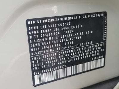2025 Volkswagen Tiguan SEL R-Line