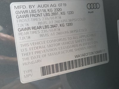 2019 Audi Q3 Premium