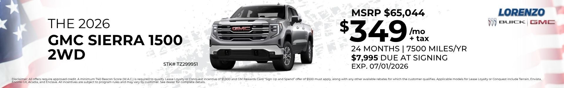 2026 GMC Sierra 1500 2WD