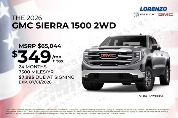 2026 GMC Sierra 1500 2WD