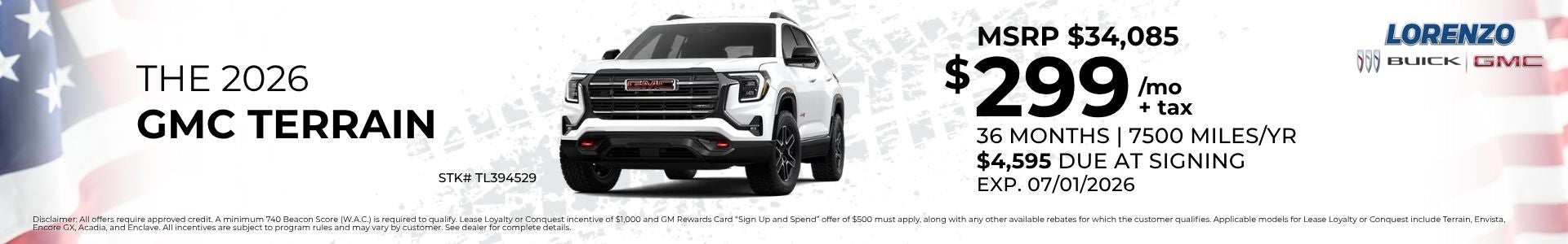 2026 GMC Terrain