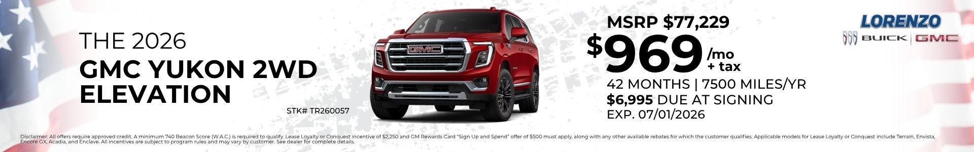 2026 GMC Yukon 2WD Elevation