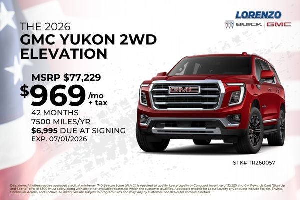 2026 GMC Yukon 2WD Elevation
