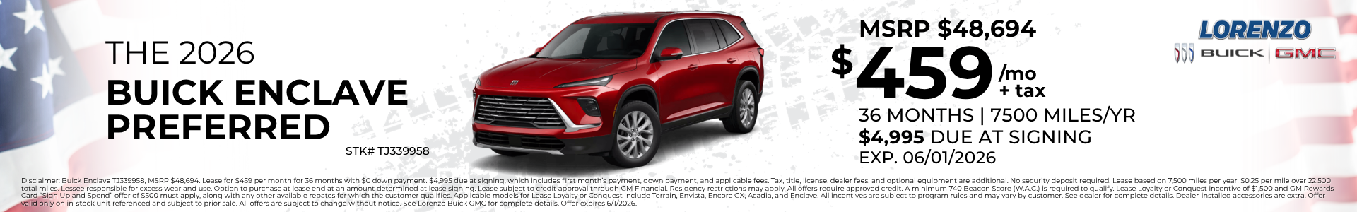 2026 Buick Enclave Preferred