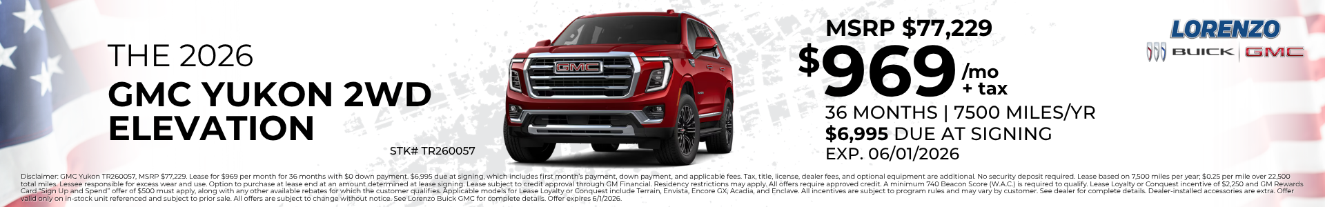 2026 GMC Yukon 2WD Elevation