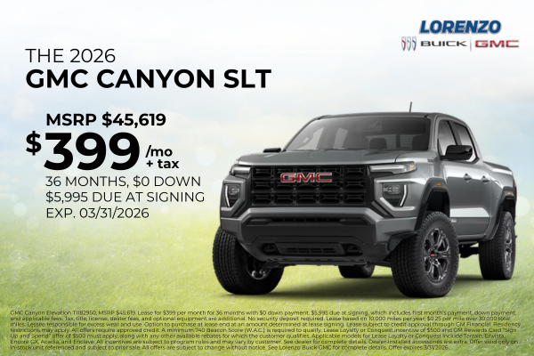 GMC Canyon March Offer