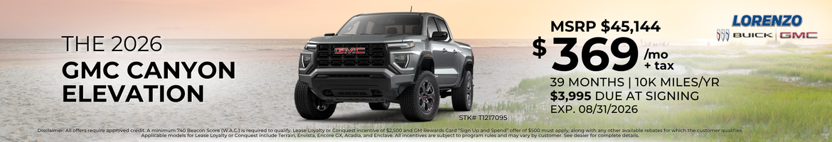 GMC Canyon 2WD