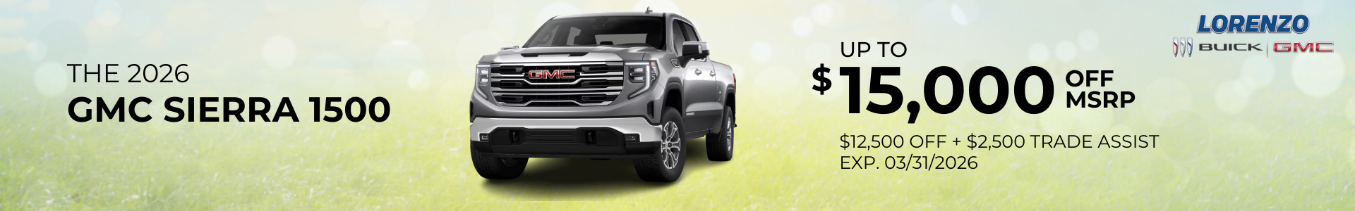 GMC Sierra March Offer