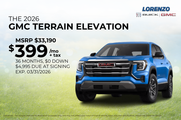 GMC Terrain Elevation March Offer