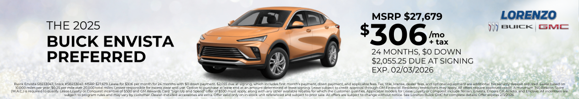 Buick envista January Offer