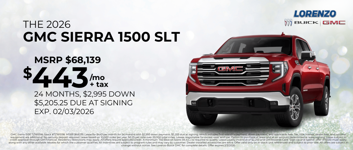 2026 GMC Sierra 1500 SLT