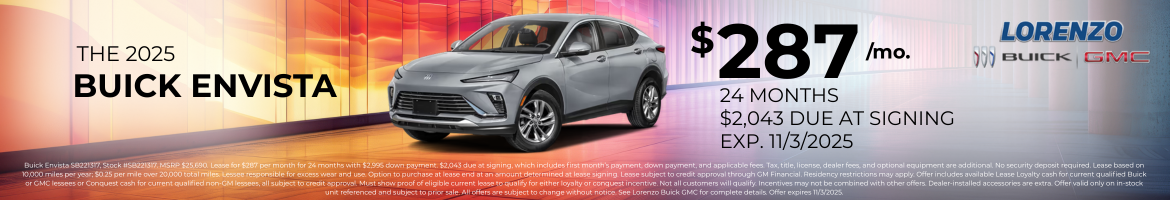 2025 buick envista offer
