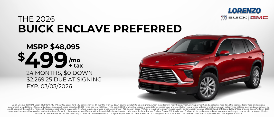  2026 Buick Enclave