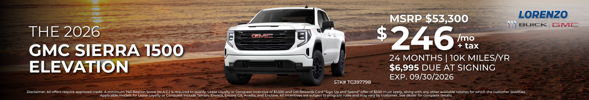 2026 GMC Sierra 1500 Elevation