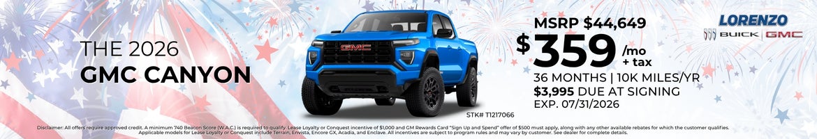 GMC Canyon 2WD