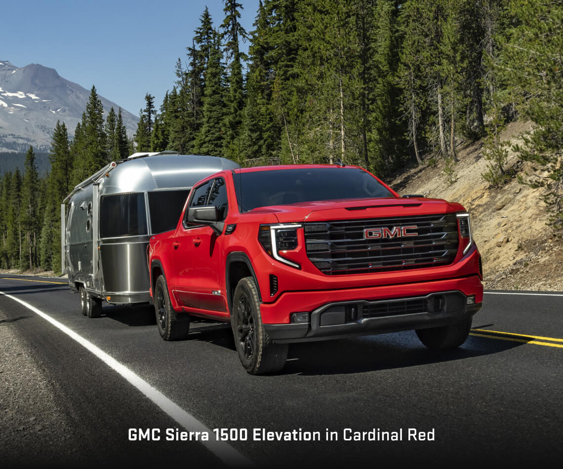 GMC Sierra 1500 Elevation in Cardinal Red