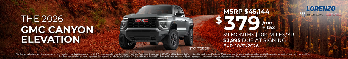 GMC Canyon Elevation car