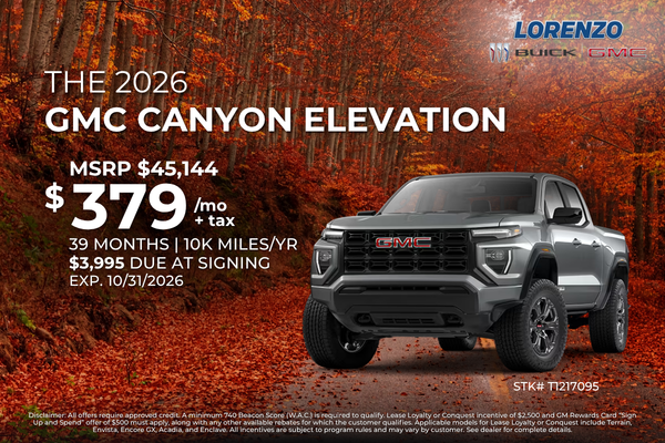 GMC Canyon Elevation car
